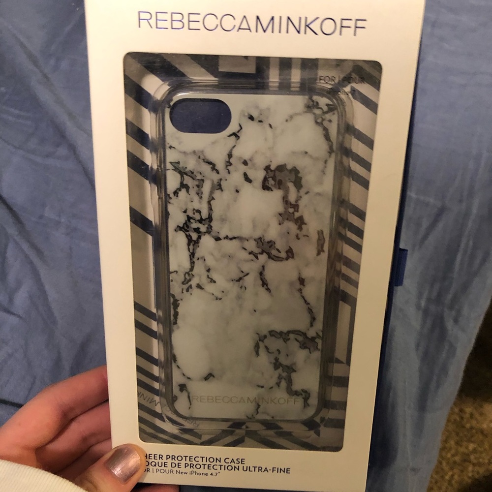 Rebecca Minkoff marble sheer protection case